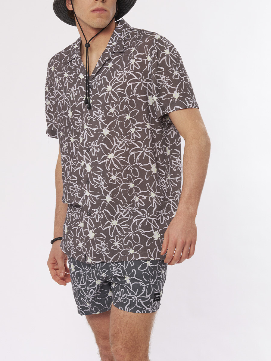 CAMISA SAGI RUSTY - Gris Oscuro 