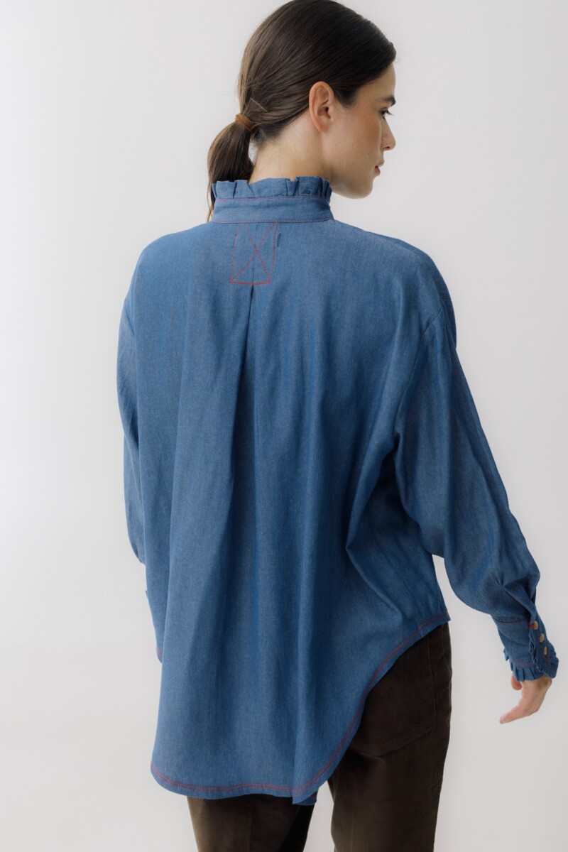 CAMISA OTA JEAN Azul
