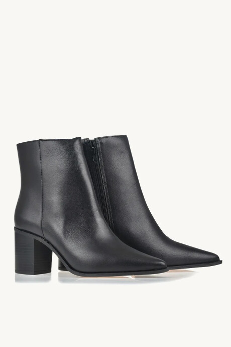 Bota de cuero Fiorella Negro Negro