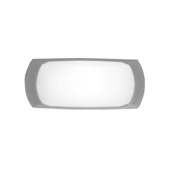 Aplique LED rectangular gris IP66 E27 FRANCY 2A1 FL0388