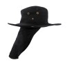Sombrero Explorador con Cubrenuca Arye Negro