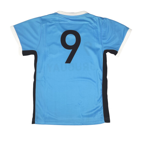 Set de Fútbol Uruguay Niño CELESTE-BLANCO