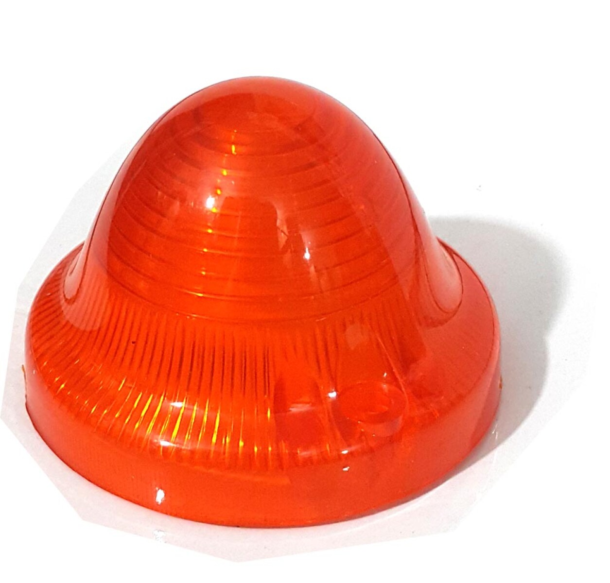 PLASTICO ACRILICO MICA FAROL CITROEN - PEUGEOT MEHARI AMBAR - 