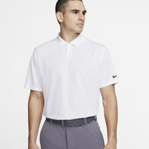 Remera Polo Nike White S/C
