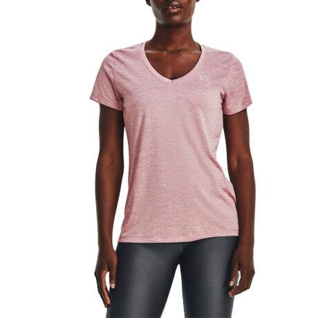 REMERA UNDER AMROUR TECH TIGER Pink