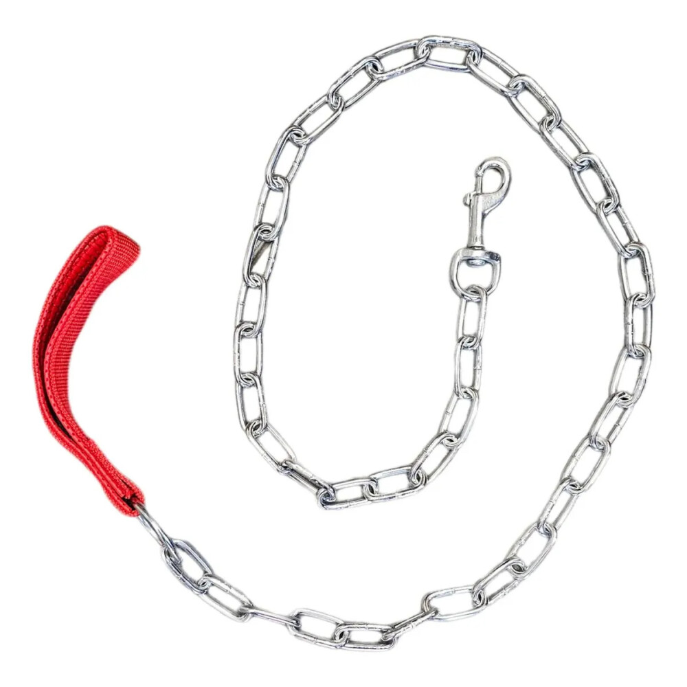 Correa De Cadena Para Mascotas Gruesa Con Agarre 1.2 MTS Correa De Cadena Para Mascotas Gruesa Con Agarre 1.2 MTS