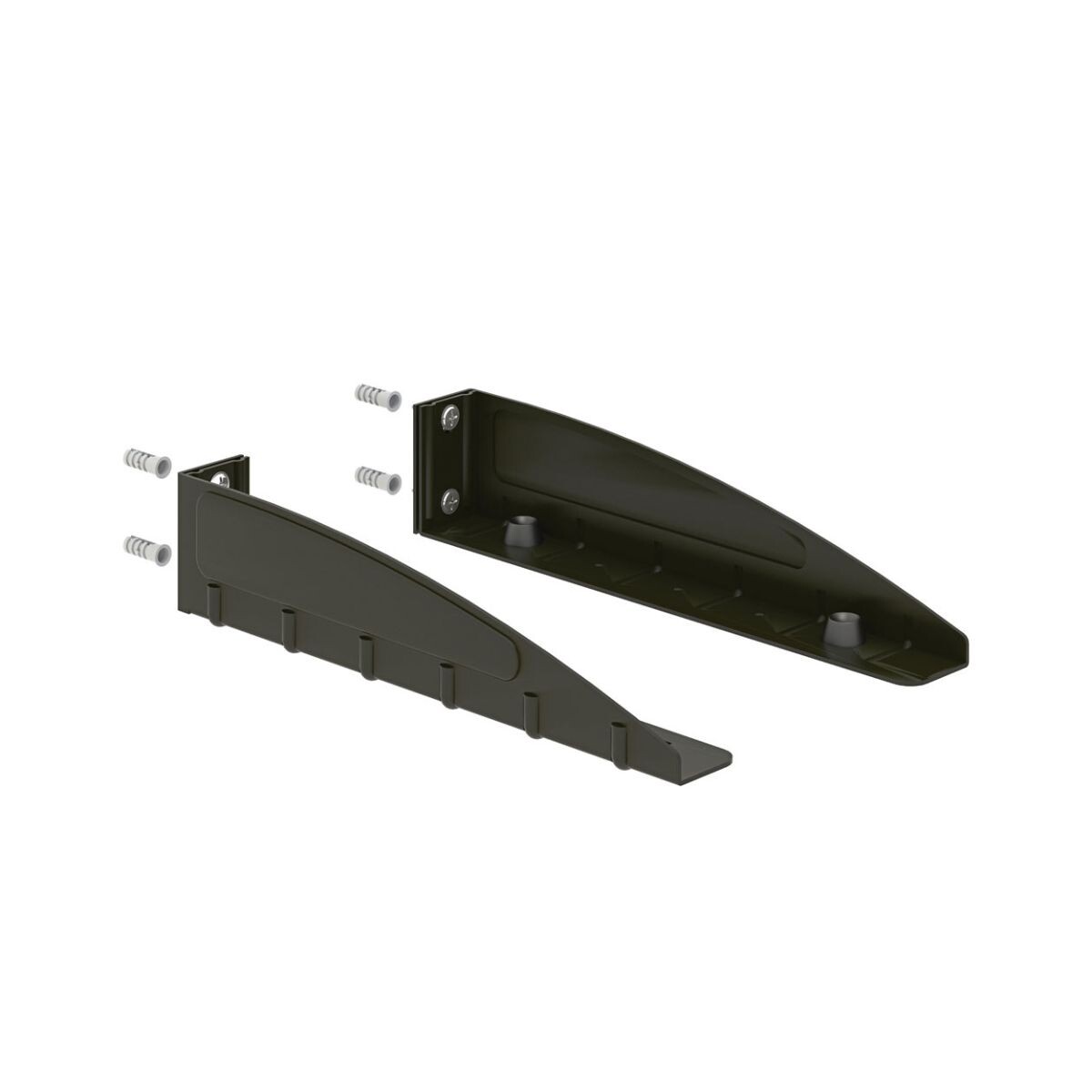Soporte mulituso de acero ideal para microondas - Negro 