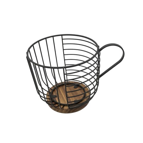 FRUTERA METAL NEGRO 21X15X15CM Unica