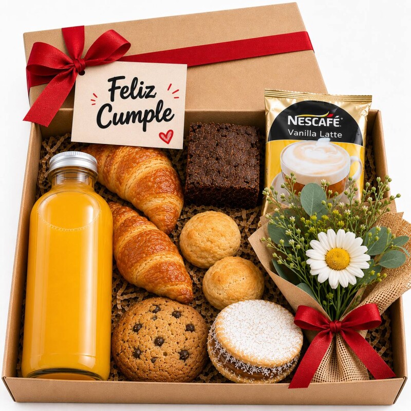 Desayuno Feliz Cumple con flores Desayuno Feliz Cumple con flores