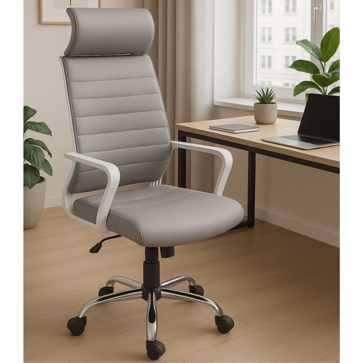 Silla de oficina AeroComfort Pro - Gris 