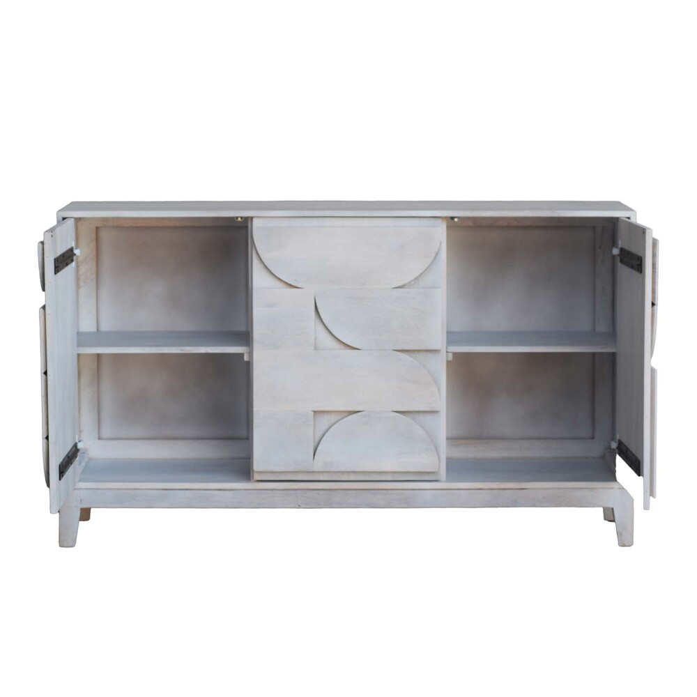 APARADOR MADERA-DE-MANGO BLANCO MAYRA