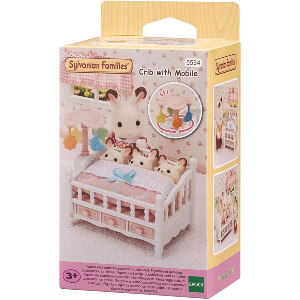 Juguete Cuna Trillizos Triple Movible Sylvanian Families 