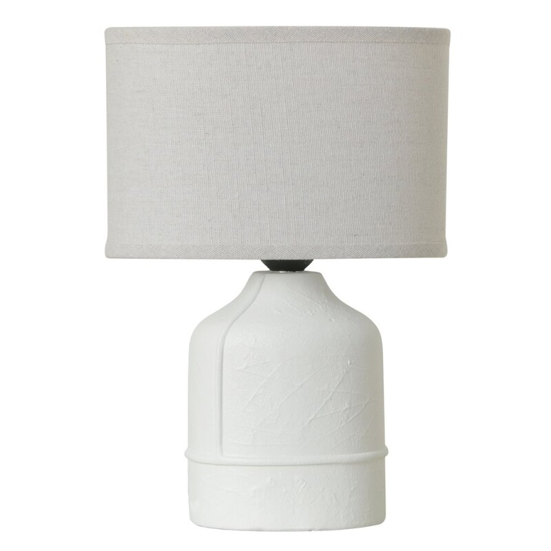 LAMPARA DE MESA CERAMICA 20x11x31CM BLANCO LAMPARA DE MESA CERAMICA 20x11x31CM BLANCO