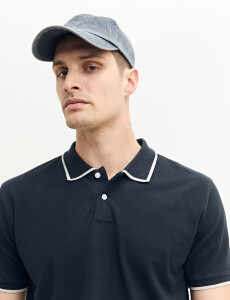 520976 REMERA HARRINGTON LABEL Azul Oscuro