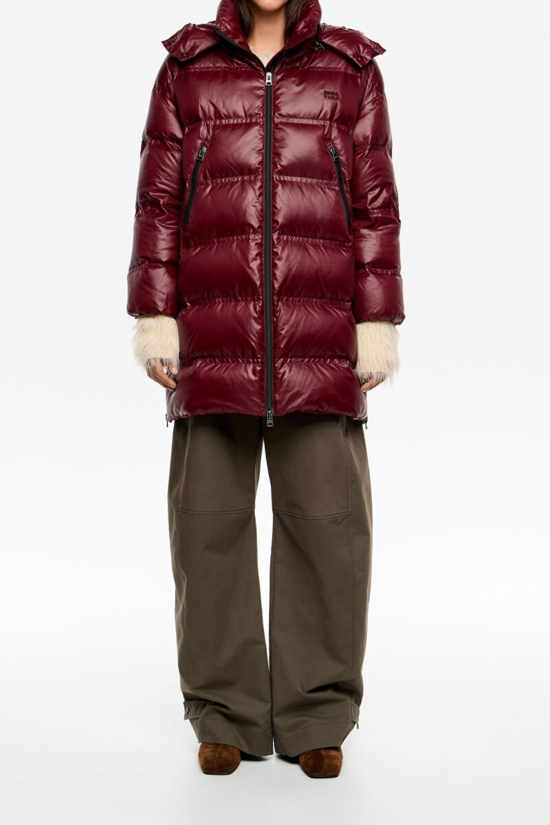 ABRIGO ACOLCHADO Bordo