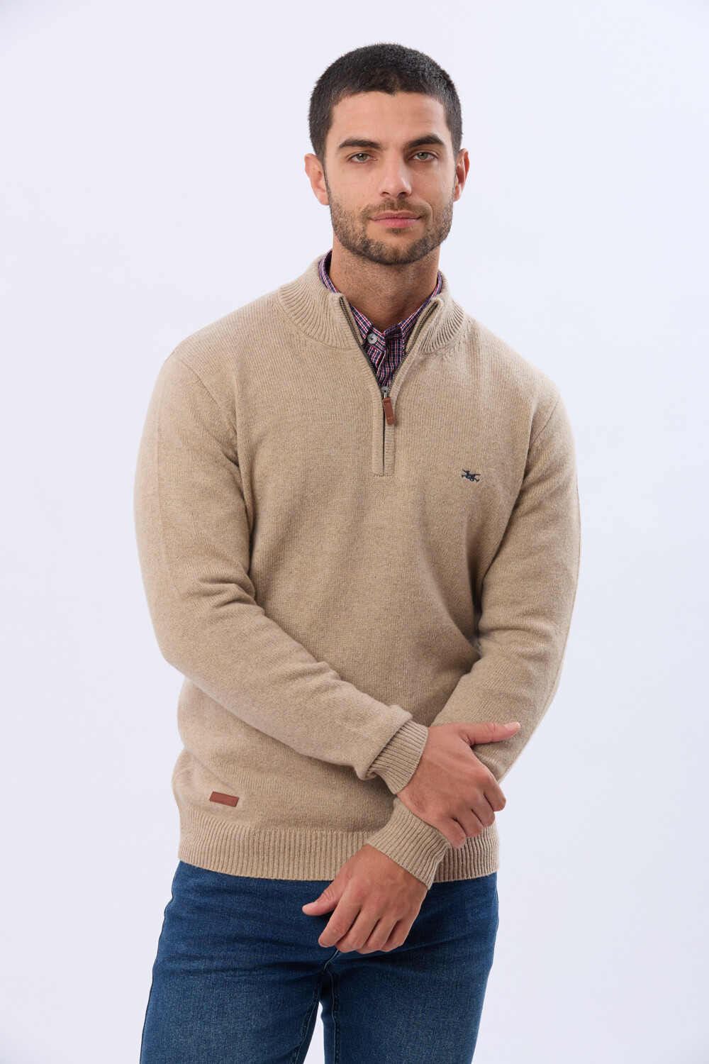 BUZO DE LANA DE ABRIGO Beige