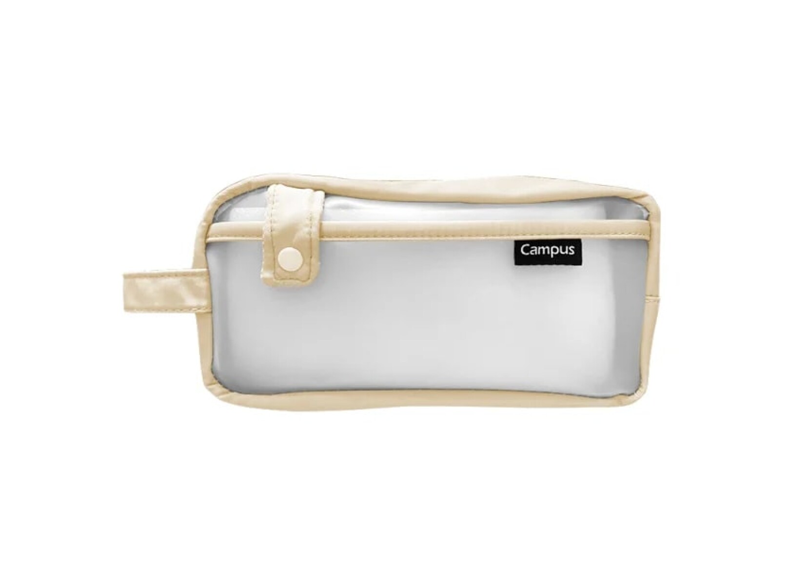 Cartuchera Campus Transparente - Amarilla 