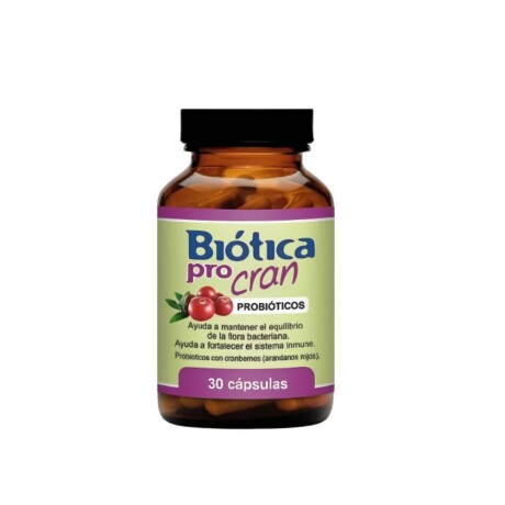 Probiótico Biótica Pro Cran 30 Cápsulas Probiótico Biótica Pro Cran 30 Cápsulas