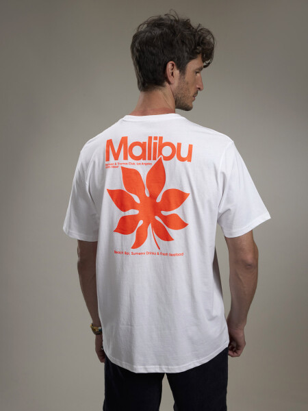 T-SHIRT MALIBU BLANCO