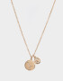 Cadena Corta con Dije Capsula Especial Cadena Corta Con Dije Cancer - Dorado