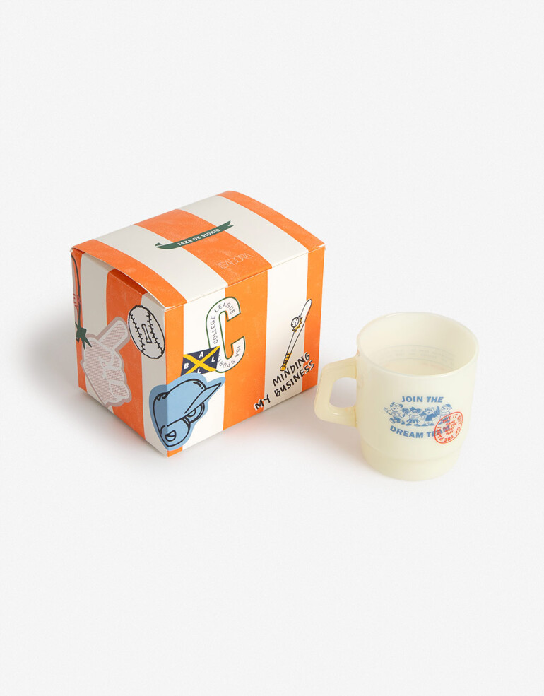 Artículos cocina Taza De Vidrio Ilustrada - Combinacion Bicolor
