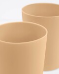 Set Epiphany de 2 vasos de silicona beige