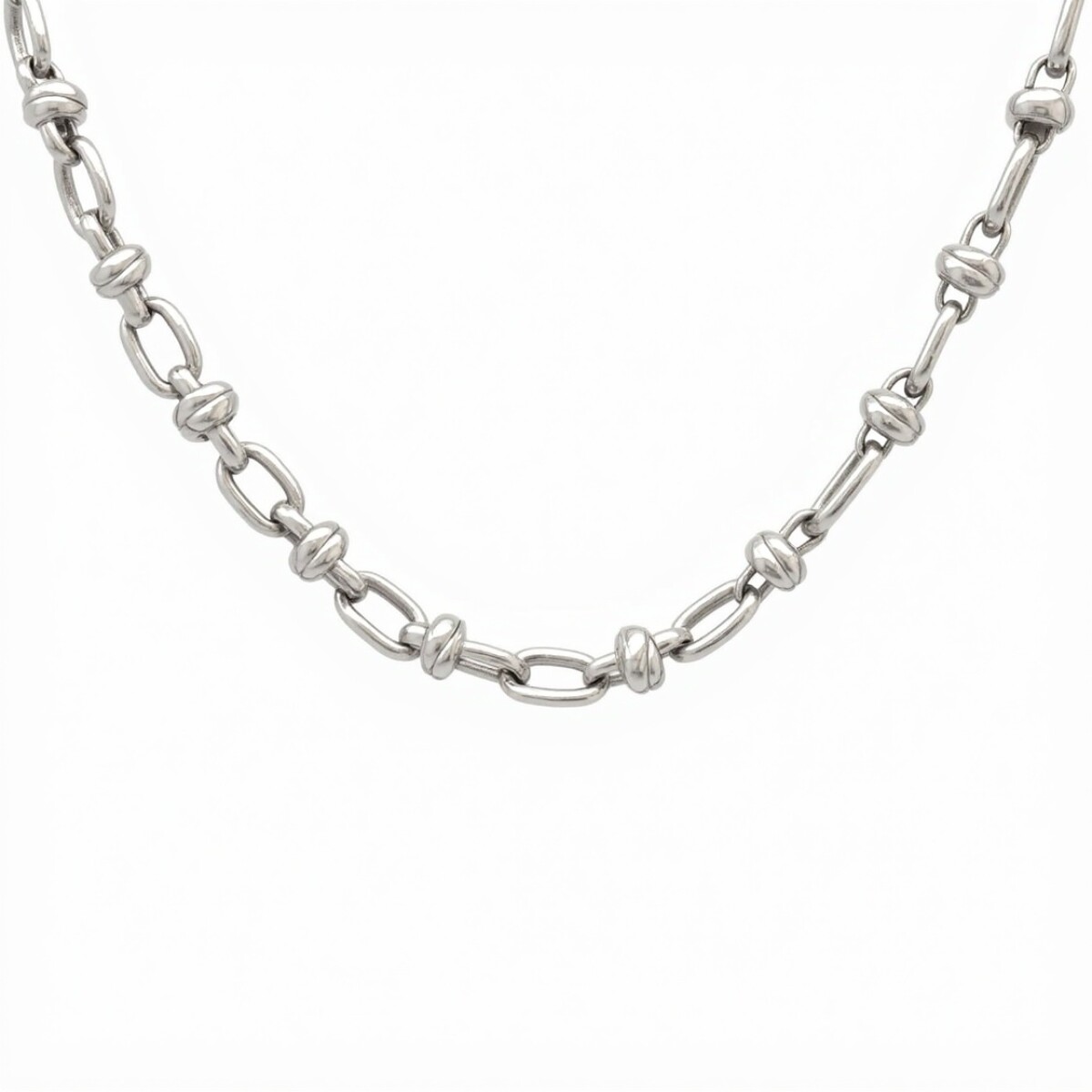 Cadena nudos-Plata 925-Sin Piedra-CD335 - sinpiedra 