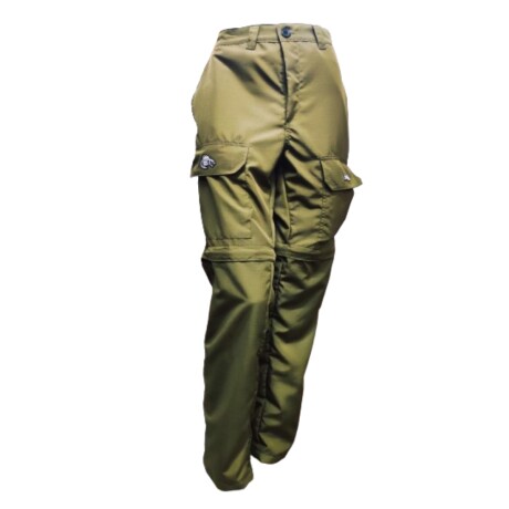 PANTALON DESMONTABLE BAD FISH VERDE OLIVA