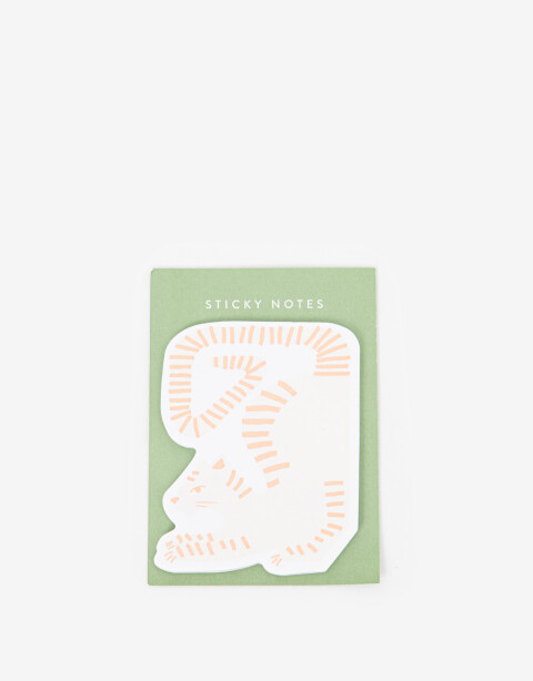 Útiles Varios Sticky Notes Tigre - Combinacion Multicolor