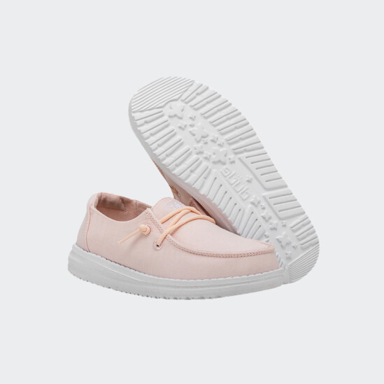 Zapatos Hey Dude Wendy Slub Canva Rosa