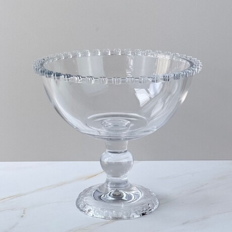 Compotera / Copa de Postre de Vidrio con Pie 2200ML | Ø25cm x Alt 23cm Compotera / Copa de Postre de Vidrio con Pie 2200ML | Ø25cm x Alt 23cm