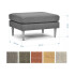 Isla Pie De Cama Puff Apoyapies Otomano Tokio GRIS