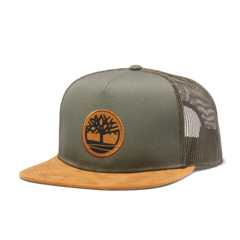 Gorra Faux Suede Flatbrim Hombre Leaf Green