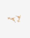 Aros Pasantes Cubic zirconia Aros Argolla Cubic Zirconia - Dorado