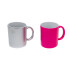 Taza de cerámica colores satinados 8x9.8cm Taza De Cerámica Colores Satinados 8x9.8cm