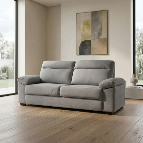 Sofá Owen - Tela Microfibra - 3 cuerpos 12073 (Greige)