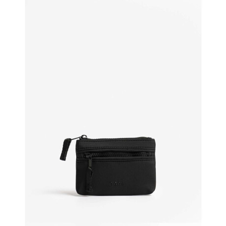 Monedero De Material Reciclado Negro