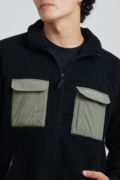 CAMPERA KEIRAN ( SHERPA ) DIXIE Negro