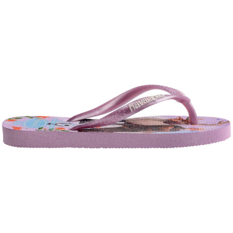 Sandalias de Niña Havaianas Slim Princess Violeta Metalizado