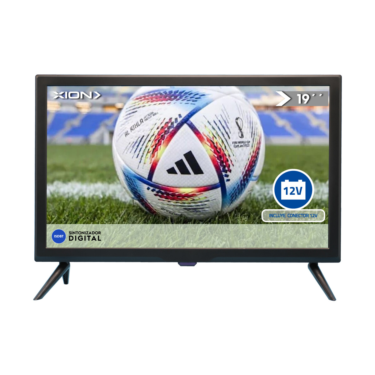 TV LED 19" HD (1440X900P) 12V CON ISDBT 