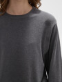 Remera Valic Gris Melange Oscuro