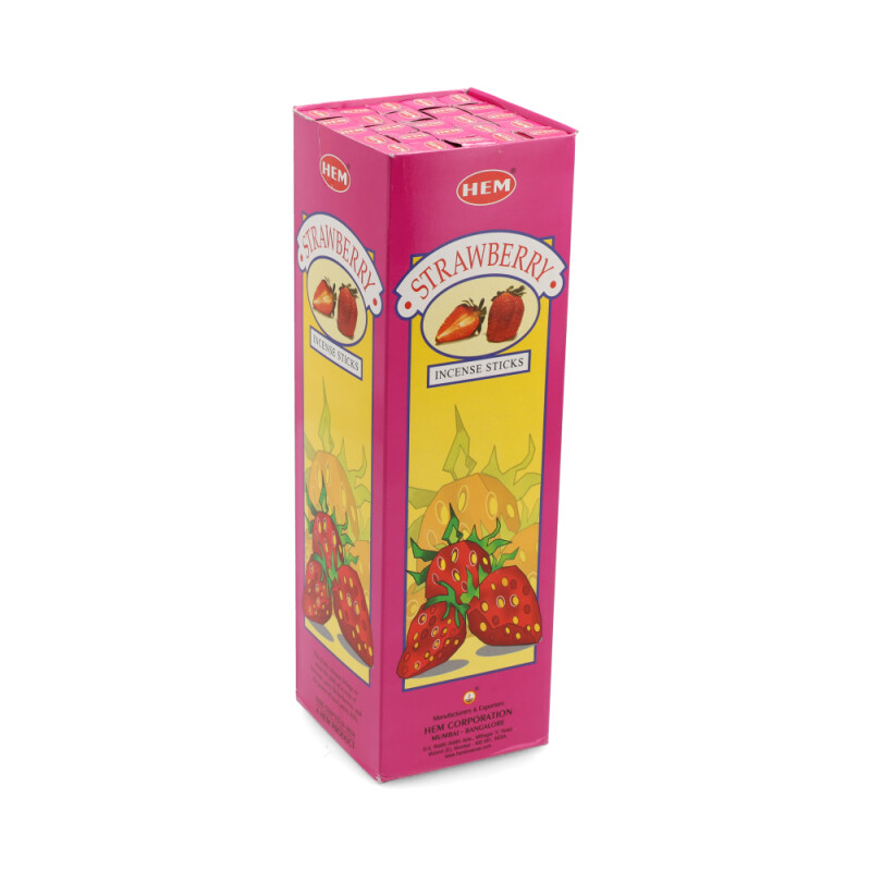 INCIENSO HEM CAJA DE CARBÓN X25 Frutilla