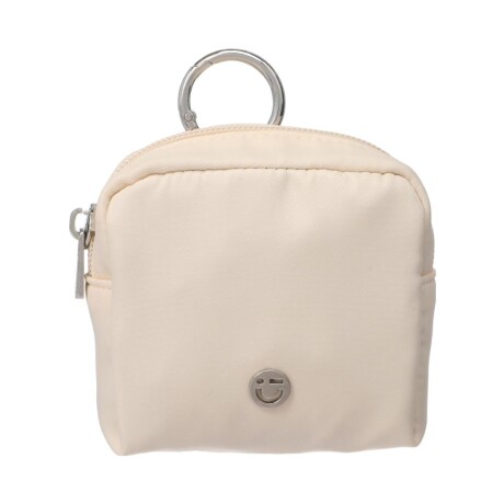 Monedero oval mini-go beige