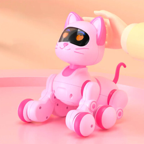 Mascota Robot Inteligente Control Remoto Con Sonido Rosa