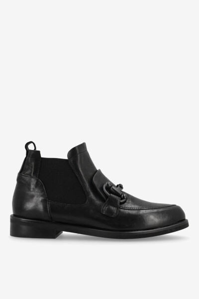BOTA CORTA CON HEBILLA Negro