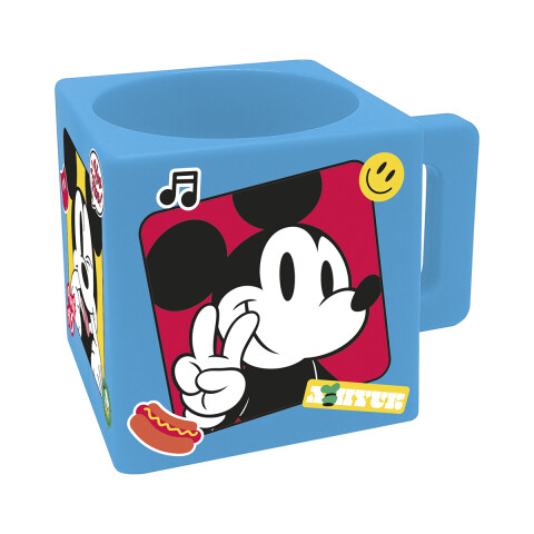 Taza Cuadrada Mickey 290 ml para Microondas U