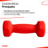 Mancuerna 1KG Revestida De Neopreno Rojo Mancuerna 1KG Revestida De Neopreno Rojo