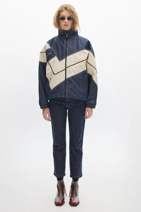 Campera Olímpica Denim Raw Blue