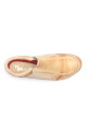 Zapato Bajo Con Elástico Cuero Natural