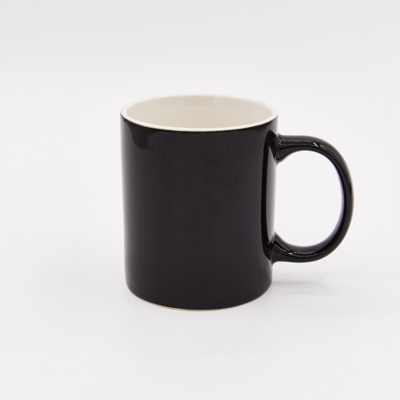 TAZA CAFÉ CERÁMICA (NEGRO/360 ML) TAZA CAFÉ CERÁMICA (NEGRO/360 ML)